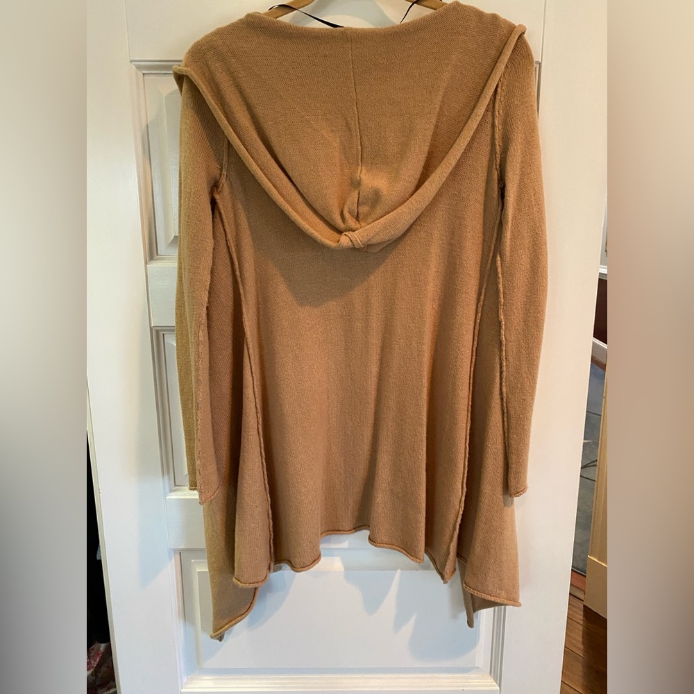 Tan sweater jacket